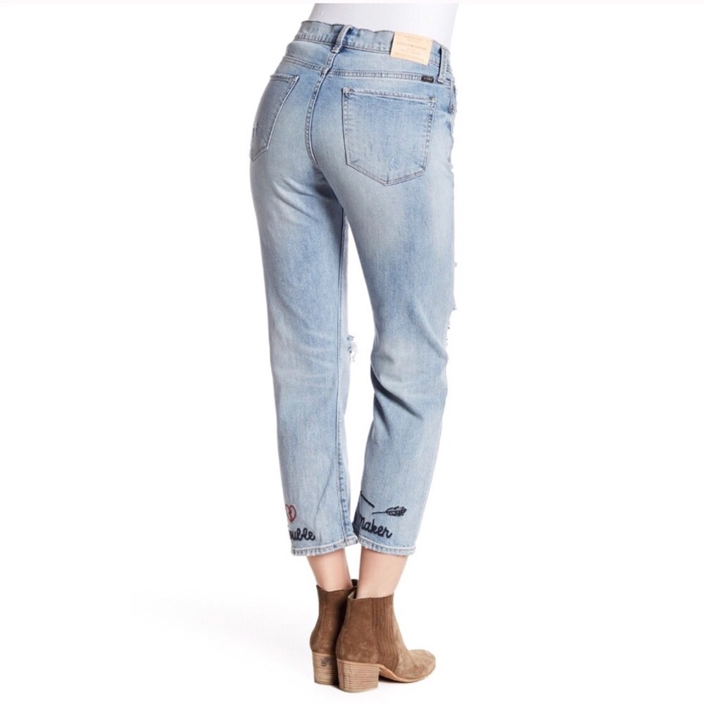 Lucky Brand Bridgette Trouble Maker Jean High Rise - Picture 8 of 8